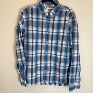 Urban Pipeline Mens Large Plaid Button Down Long Sleeve Casual Shirt